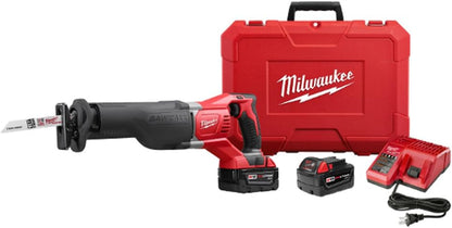 2621-20 M18 18V Lithium Ion Cordless Sawzall 3, 000RPM Reciprocating Saw with Quik Lok Blade Clamp and All Metal Gearbox Bare Tool