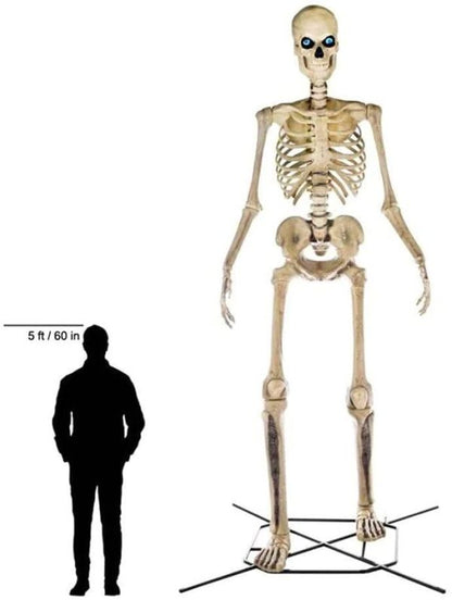 Home Accents 12 Ft. Giant-Sized Skeleton with LifeEyes NO250058, 2025