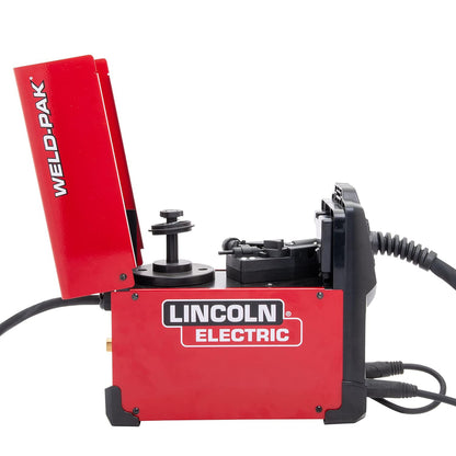 90i Fc Flux Core Wire Feed Weld-Pak Welder, 120V Welding Machine, Portable W/Shoulder Strap, Protective Metal Case, Small Jobs, K5255-1