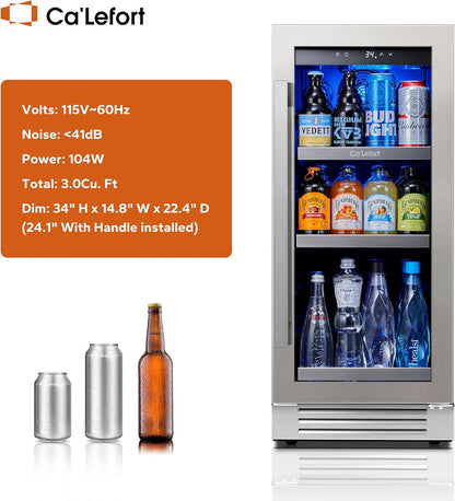 24 in Wine Cooler Refrigerator, 46 Bottle Wine Fridge Dual Zone with Modern Touch Intelligent Digital 40 Degree -65 Degree F Low Noise