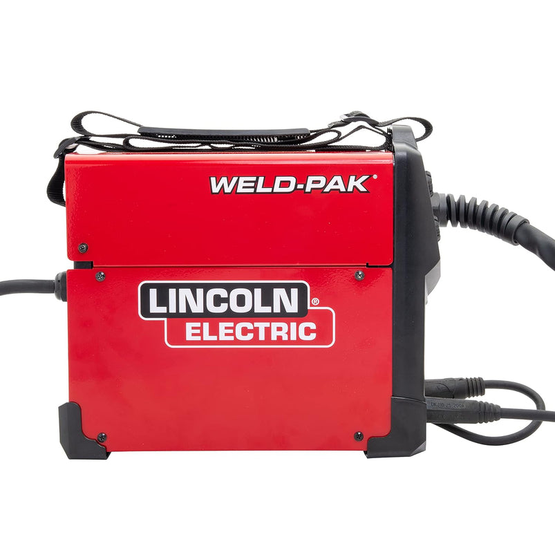 90i Fc Flux Core Wire Feed Weld-Pak Welder, 120V Welding Machine, Portable W/Shoulder Strap, Protective Metal Case, Small Jobs, K5255-1