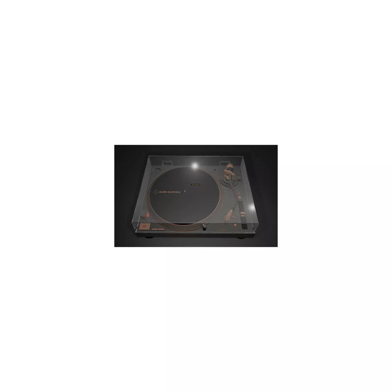 Audio Technica At LP120XUSB Bz Direct Drive USB Turntable, Bronze, 3 Speed, Built in Preamp, Vinyl to Digital Conversion