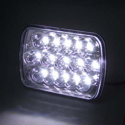 5x7 7x6 LED High/Low Seal Beam H4 9003 Plug 6054 H5054 for Jeep Wrangler Yj Xj GMC Ford Truck Cherokee Chevrolet Toyota Nissan Dodge 2 Set