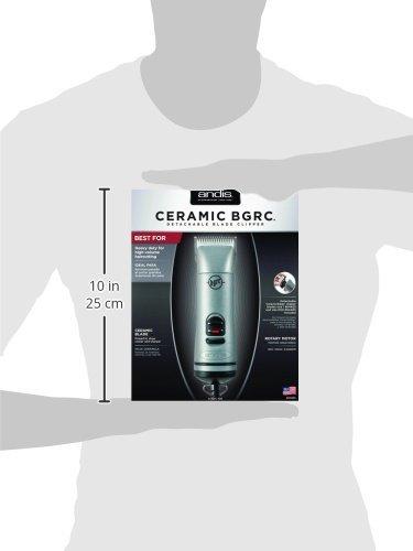 63965 Ceramic Bgrc Hair Clipper with Detachable Blade, Silver