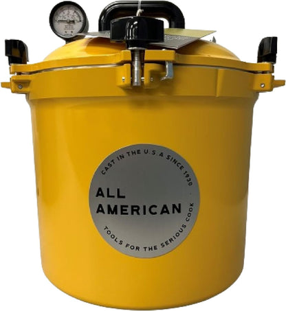 All American 1930, 21.5qt Pressure Cooker/Canner the 921, Metal to Metal Sealing System, Easy to Open and Close, Suitable for Gas, Electric
