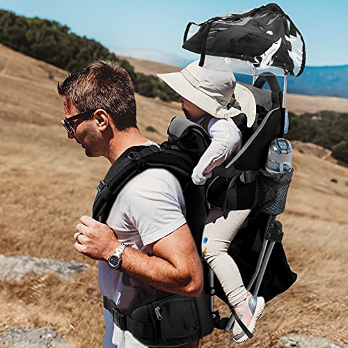 Besrey Child Carrier Lightweight Child Toddler Kids Carrier Backpack for Camping Hiking Grey