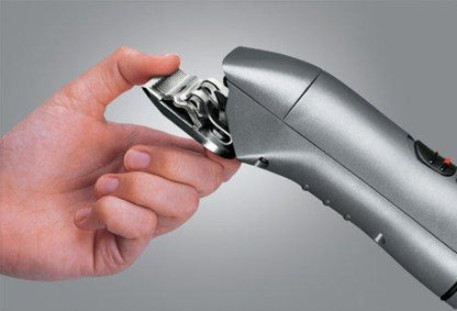 63965 Ceramic Bgrc Hair Clipper with Detachable Blade, Silver