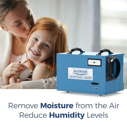 Alorair Commercial Dehumidifier 113 Pint, with Drain Hose for Crawl Spaces, Basements