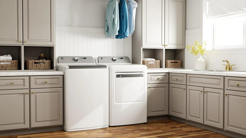 4.5 Cu. Ft. Top Load Washer with Triple Action Impeller for Tough Dirt and Stains-Reduce Laundry Time with Accela and Express Wash-LED, White