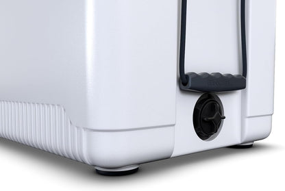 60 QT Ultra-Light Injection Molded Cooler, Ice Chest Keeps Ice up to 7 Days, Large Cooler Includes Wire Basket, Divider and Built-in Bottle Opener
