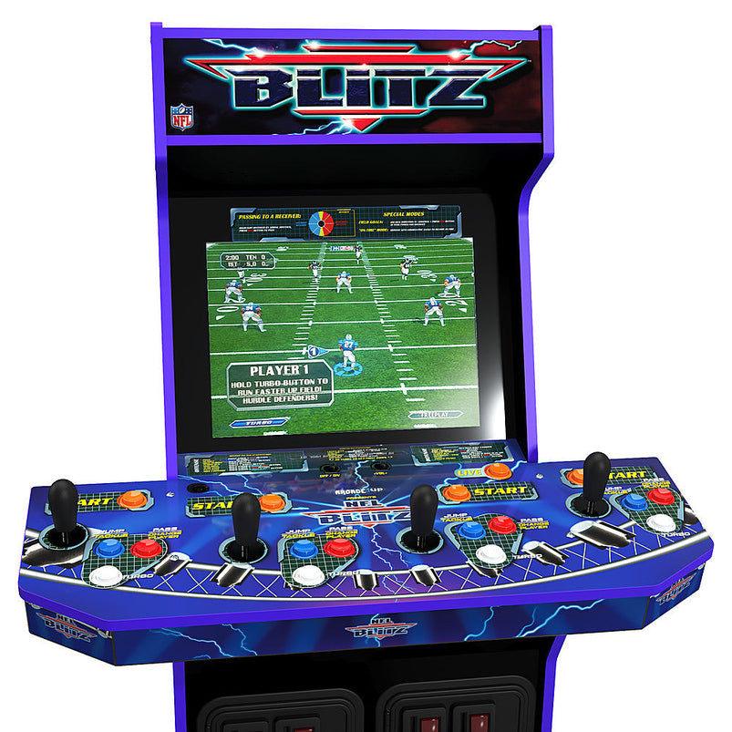 Arcade1Up, Nfl Blitz Arcade with Riser and Lit Marquee, Multi