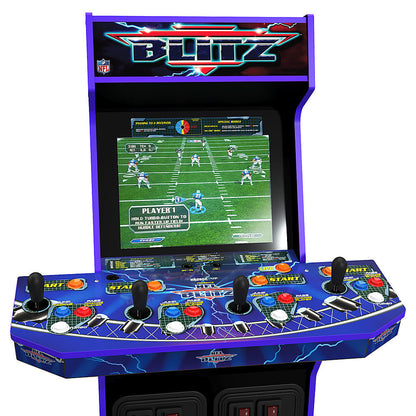 Arcade1Up, Nfl Blitz Arcade with Riser and Lit Marquee, Multi