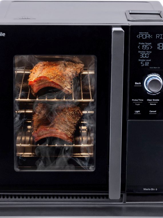 GE Profile, Smart Indoor Smoker, Black, 2025