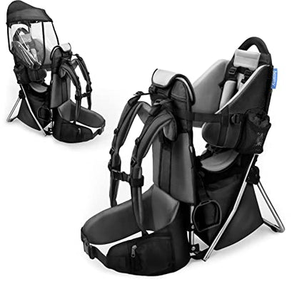 Besrey Child Carrier Lightweight Child Toddler Kids Carrier Backpack for Camping Hiking Grey
