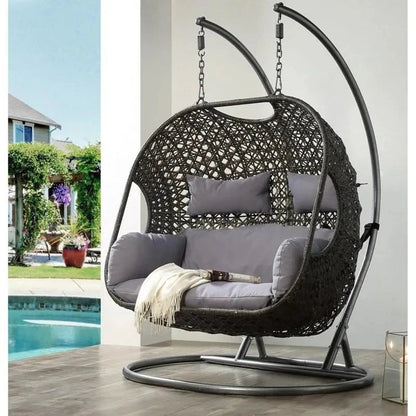Patio Wicker Swing Chair, 2025
