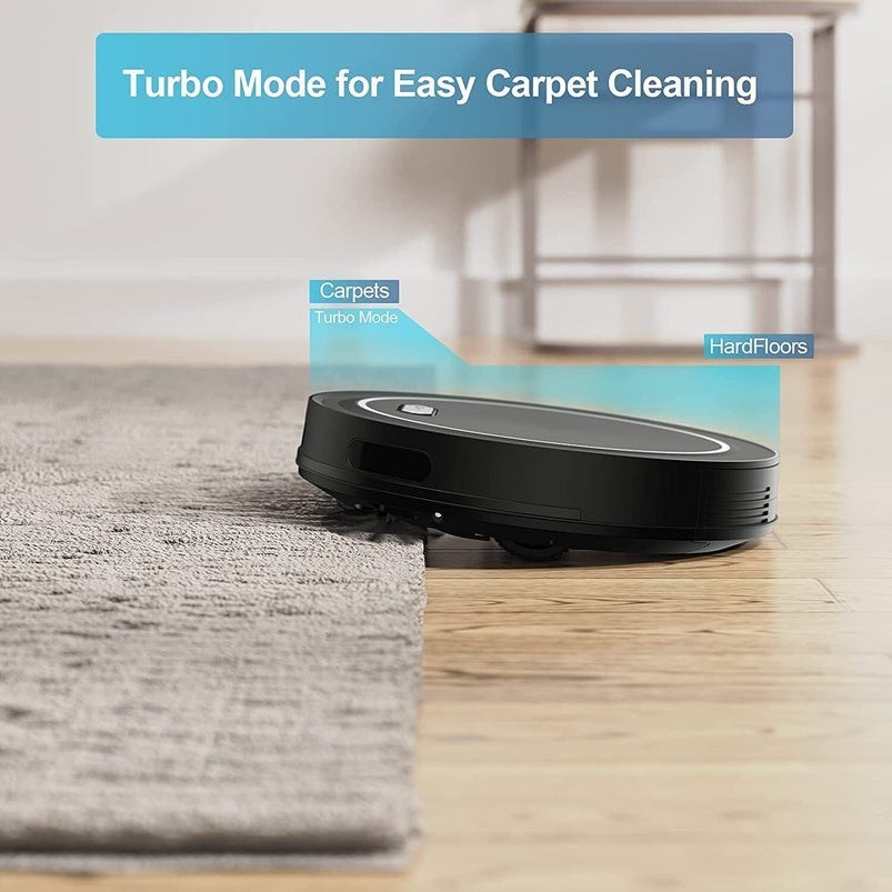 2-in-1 Robot Vacuum and Mop Cleaner with 2500pa Strong Suction