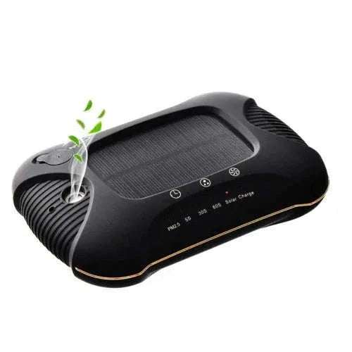 Air Purifier Aroma Diffuser Auto Mist Maker Pm 2.5 Eliminator Car Air Purifier with Fresh Air Humidifier USB Air Purifier for Car with HEPA, White