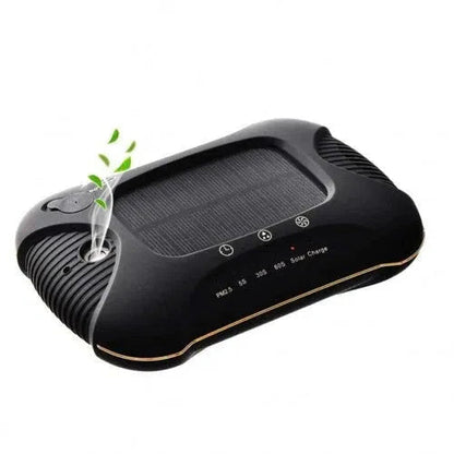Air Purifier Aroma Diffuser Auto Mist Maker Pm 2.5 Eliminator Car Air Purifier with Fresh Air Humidifier USB Air Purifier for Car with HEPA, White