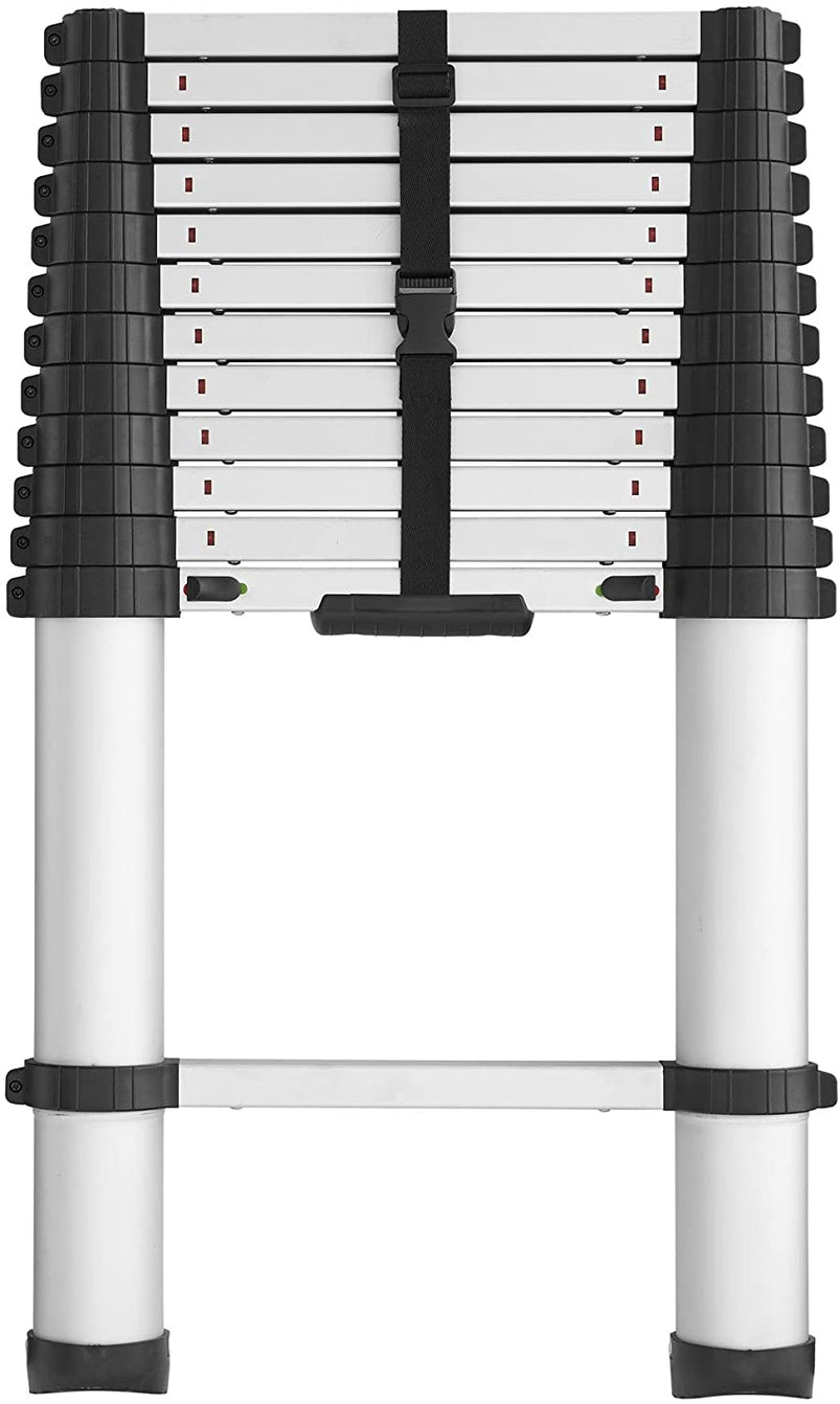 20313T1ASE SmartClose Telescoping Aluminum Ladder with Pinch-Free, Soft-Close Locking Mechanism 300-Pound Capacity