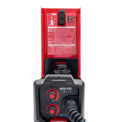 90i Fc Flux Core Wire Feed Weld-Pak Welder, 120V Welding Machine, Portable W/Shoulder Strap, Protective Metal Case, Small Jobs, K5255-1