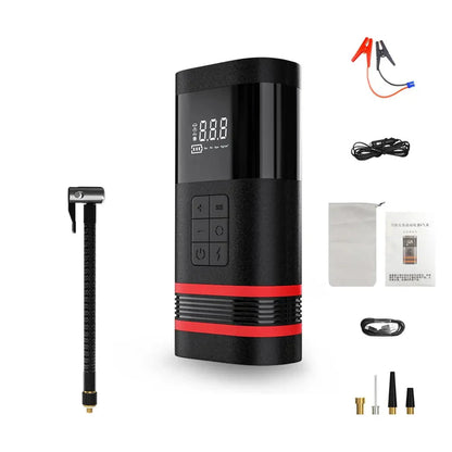 4 in 1 Car Jump Starter with 150PSI Air Compressor 1000A Battery up to 5.0L Gas Engines 7500mAh Power Bank with