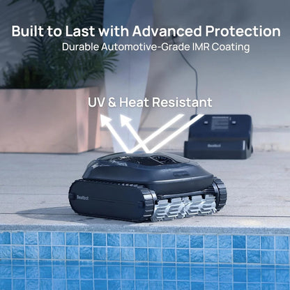 Beatbot Aquasense 2 Cordless Robotic Pool Vacuum Cleaner, Surface Parking, Double-Pass Waterline Scrubbing, Cleans Floor, Walls, and Waterline