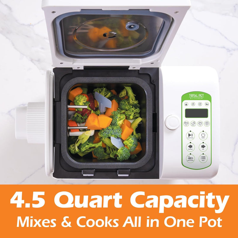 All-in-One Pet Food Maker Multicooker, 4.5 Quart, Mix and Dispense