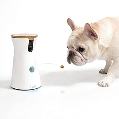 360 Degree Cat Camera, See Your Cat from Anywhere, Rotating 360 Degree Cat Tracking, Treat Toss, Color HD Night Vision, 2-Way Audio