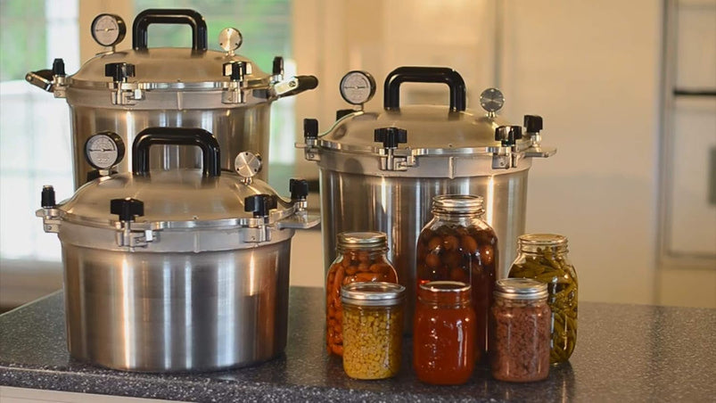 All American 1930, 21.5qt Pressure Cooker/Canner the 921, Metal to Metal Sealing System, Easy to Open and Close, Suitable for Gas, Electric