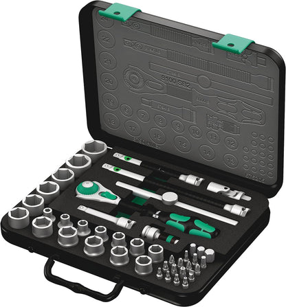 5003594001 8100 Sb 2 Zyklop 3/8" Metric Ratchet Set Piece of 43