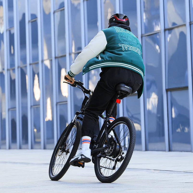 Adult Electric Bike, 350W BAFANG Motor 500W Peak, 4A 3H Fast Charging, 468Wh Li-Ion Battery, 21 Speed Gears, Air Saddle