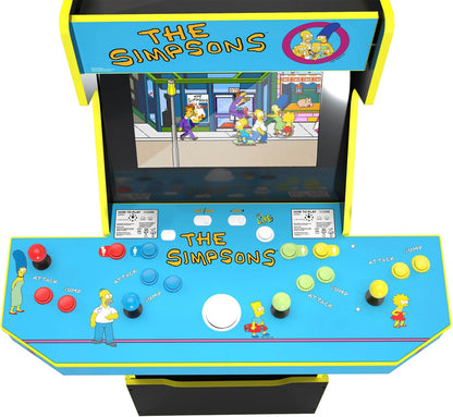 Arcade1Up, the Simpsons 30th Edition Arcade with Stool and Tin, Multi