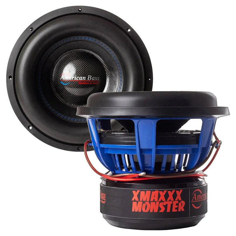 American Bass 12" Woofer 3500W Rms/7000W MAX Dual 2 Ohm Voice Coils, 12XMAX