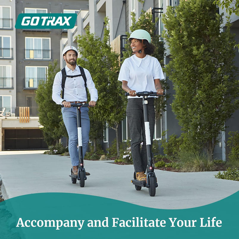 Adult Electric Scooter, 8.5 Inch Pneumatic Tires, MAX Range 14/18 Miles, MAX Speed 15.5/18 MPH, Powered by 300 Watt Motor