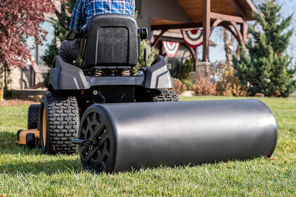 Agri-Fab 45-0604 18" x 48" Tow Behind Poly Lawn Roller 550 Lbs Weight with Water, Poly Drum and Steel Frame