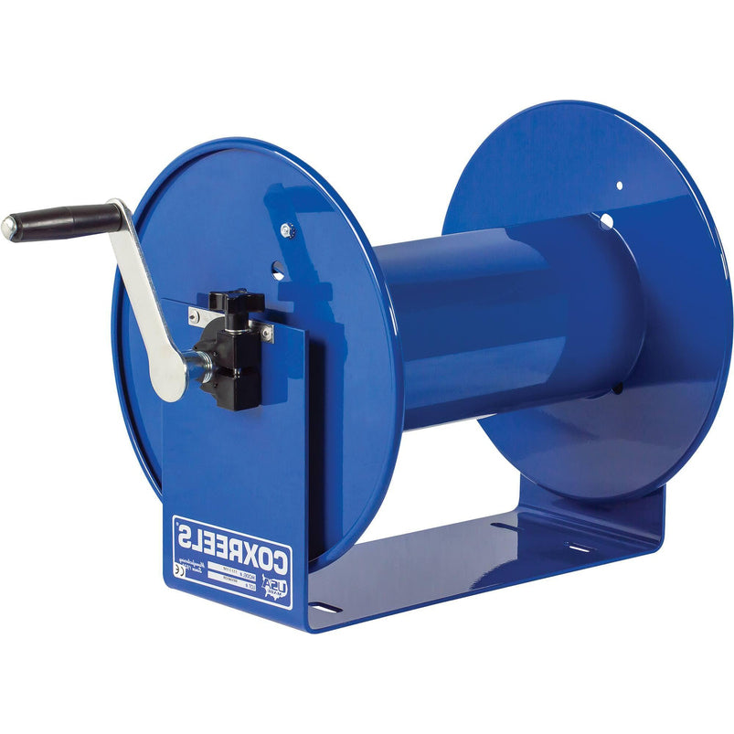 228550 Steel Pressure Washer Hose Reel, 4000 PSI, 150 Ft. x 0. 375 Inch Capacity