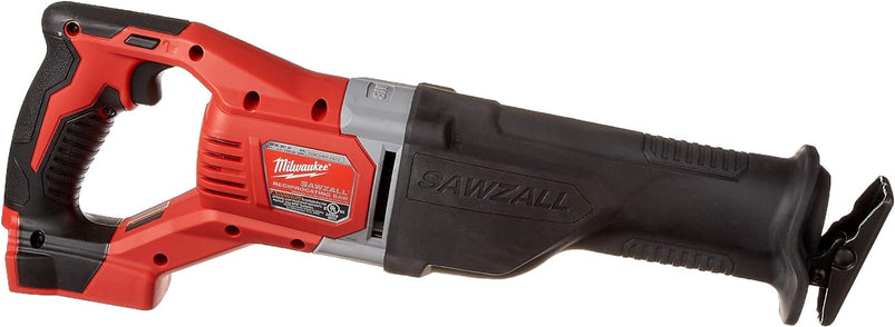 2621-20 M18 18V Lithium Ion Cordless Sawzall 3, 000RPM Reciprocating Saw with Quik Lok Blade Clamp and All Metal Gearbox Bare Tool