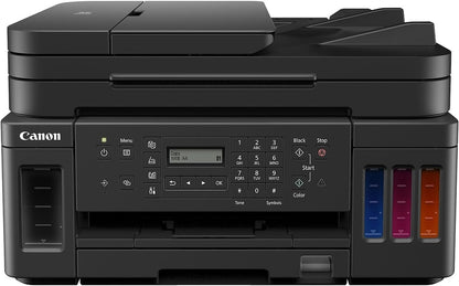 All-in-One Printer Home Office, Wireless Super Tank Printer, Copier, Scan, Fax and Adf with Mobile Printing, Black, Works with Alexa