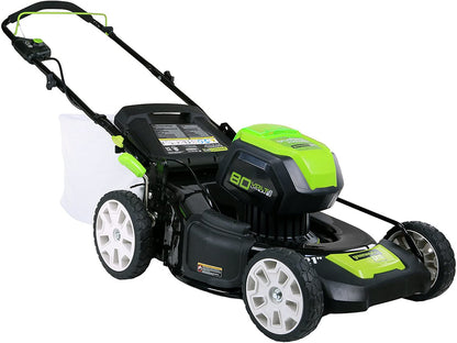 21-Inch 80V Lawn Mower, 2 2Ah Batteries and Charger Included GLM801601