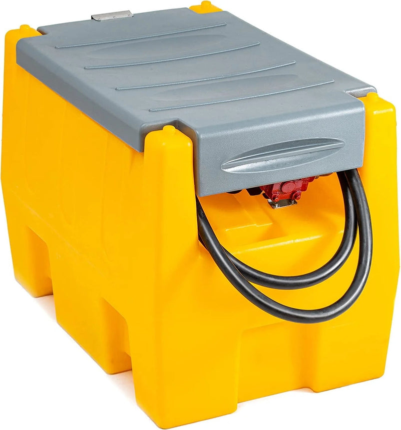 58 Gallon Gasoline Tank, Portable Fuel Tank with 12V Electric Fuel Transfer Pump
