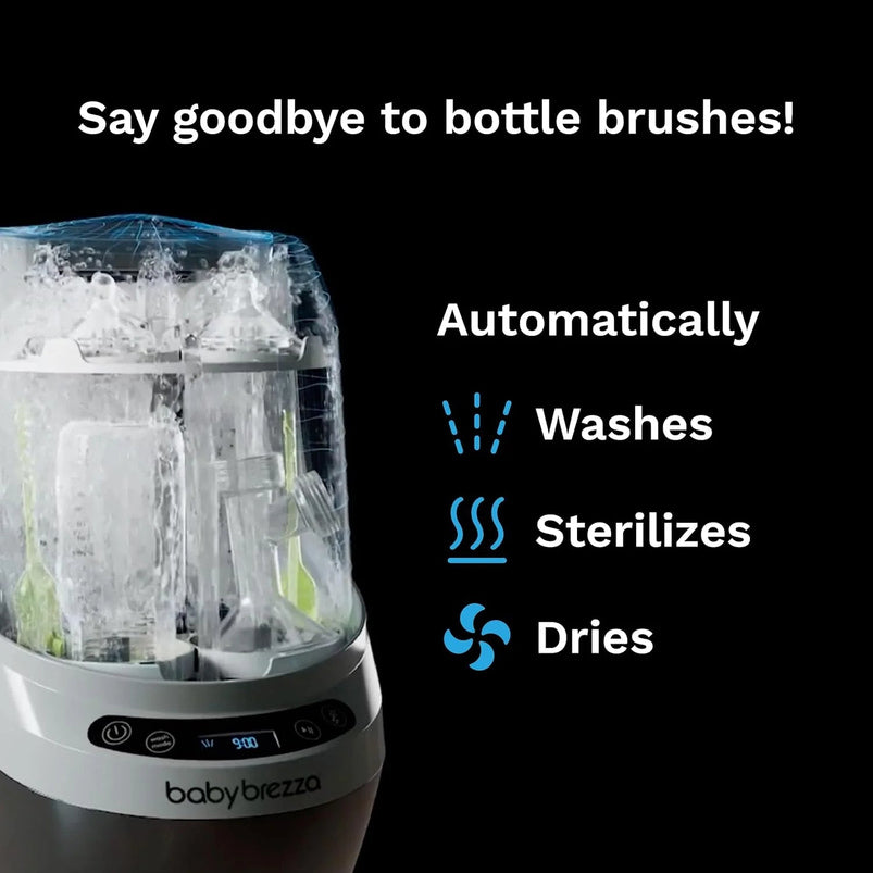Baby Bottle Washer Pro, Baby Bottle Washer, Sterilizer Plus Dryer, All in One Machine Cleans Bottles, Pump Parts, and Sippy Cups -