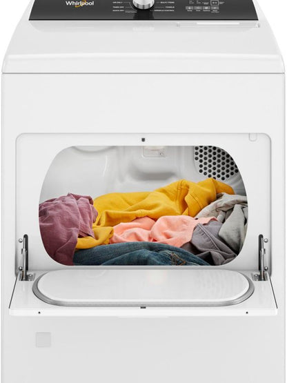 Whirlpool, 7.0 Cu. Ft. Gas Dryer with Moisture Sensing, White, 2025